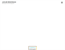 Tablet Screenshot of jakubredziniak.com